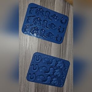 Western Cowboy Horse Silicone Molds
